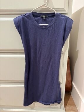 Lulus Navy Open Back Cutout Mini Dress | Shoulder Pad Sleeveless Dress